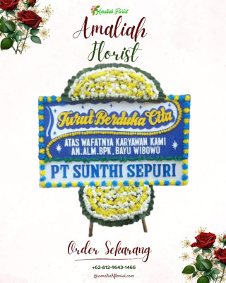 Papan Bunga Duka di Amuntai Tengah