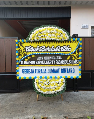 Papan Bunga Duka di Amuntai Tengah