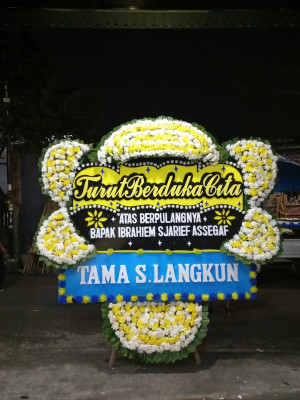 Papan Bunga Duka di Amuntai Tengah